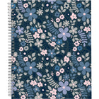 Mead - Agenda hebdomadaire/mensuel Caprice floral 2026 - 11 po H x 8 1/2 po l - bleu - bilingue-15 mois : octobre 2025 à décembre 2026 + 3 pages mensuelles de janvier, février et mars 2027
