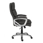 Brassex - Hendrick Chaise de bureau - grise-Accoudoirs courbés et mécanisme d’inclinaison pratique pour favoriser un bon alignement