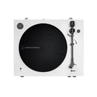 Audio-Technica - Tourne-disque automatique à entraînement par courroie sans fil et analogique - Blanc-Audio haute fidélité avec technologie sans fil Bluetooth