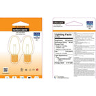 Northern Stars - DEL Ampoule LE-1C7/WW/2PK 2700K 120V 0.75W E12 50 - Claire - Paquet de 10-Blanc chaud