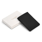 Champs - Portefeuille vertical mince en cuir Onyx de - Noir-2 poches à fente