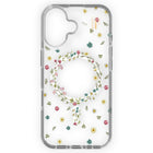 Ideal of Sweden - Étui Clear Mid MagSafe Petite Floral pour iPhone 16-Design protecteur avec bords surélevés pour protéger l’appareil photo et l’écran. Custom Fit All-Around protection