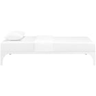 Modway - Ollie Cadre de lit simple, Blanc-Capacité de poids jusqu’à 1300 lb