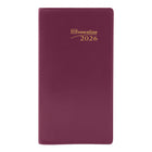 Brownline - 2026 Agenda mensuel de poche 18 mois - 6-1/2 po x 3-1/2 po - Couleurs assorties - Anglais-50 % de papier recyclé post-consommation