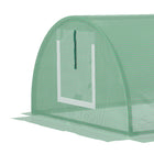 Outsunny - Serre portative mini 7 pi x 3 pi x 2 pi, blanc- Bâche en plastique renforcé, avec un rebord prolongé de 3,9 po (10 cm) pour lester ou enterrer dans le sol
