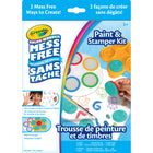 Crayola - Trousse de peinture et de timbres-TROUSSE DE PEINTURE ET D'ESTAMPAGE COLOR WONDER : Comprend 5 tampons encreurs Color Wonder, 5 tampons Safari, 1 porte-tampon, 1 pinceau et 1 bloc de papier