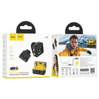 HOCO - Microphones sans fil pour adaptateur Type C et boîtier de chargement-10
