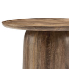 Modway - Holloway Rond de 30 po Bois Table basse - Noyer-6