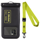 Pelican - Marine Pochette Flottante Etanche - Noir/Vert-La fenêtre transparente vous permet d'utiliser votre téléphone à l'intérieur de la pochette