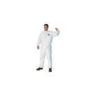 Kimberly-Clark – Combinaison Kleenguard A30, blanc, avec fermeture éclair et élastique, 3T grand, 10/paquet (46106)-Matériau : Tissu non tissé
