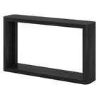 Hudson&Canal - Console Kellan 52" L - Grain noir-Le plateau de table et l'étagère inférieure ont tous deux une capacité de poids de 50 lb