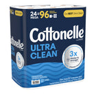 Cottonelle - Papier hygiénique Ultra Clean - papier hygiénique robuste - Paquet de 24-Paquet de 24