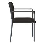 Nightingale - Chaise d'appoint Cricket II avec accoudoirs évasés - Noir-Compound square back provides superior comfort and support