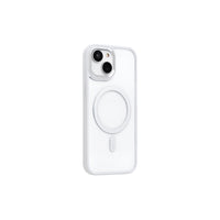 Evry - Étui anti-chocs testé contre les chutes de 10 pieds avec MagSafe pour iPhone 15/14/13 - Transparent et argenté-Testé pour les chutes depuis une hauteur de 10 pieds 