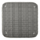 Manhattan Comfort - Ensemble moderne de patio Cannes pour 2 personnes avec table d’appoint - gris et crème - lot de 3-Garantie limitée du fabricant de 30 jours