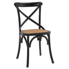 Modway - Gear Restauration Fauteuil d’appoint - Noir-Chaise à manger moderne de ferme
