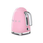 SMEG - Bouilloire électrique 50S au style rétro de 7 tasses - Rose-Base pivotante à 360° permettant de placer la bouilloire dans n'importe quelle position