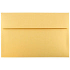 JAM Paper Enveloppes d'invitation métalliques A10 - 6 x 9,5 po - Stardream Gold - paquet de 25-Couleur : Stardream doré.