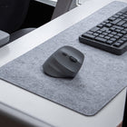 BlueDiamond - Souris sans fil verticale ergonomique Track Ergo - Gris-Glissement fluide : Les patins arrondis en PTFE offrent une expérience de glissement ultra-lisse et sans effort