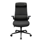 COUGAR - Stryder Chaise de bureau ergonomique avec support lombaire et accoudoirs relevables - noir-Confort spacieux et ergonomique: Un siège généreusement dimensionné offre amplement d’espace pour se déplacer, s’étirer ou s’installer confortablement