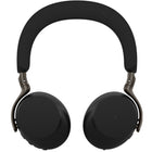 Jabra - Evolve3 75 UC PAD - Noir-Le casque présente une finition noire élégante associée à un design ultraléger de 180 grammes à l’oreille qui permet un port confortable toute la journée sans micro perche