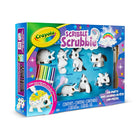 Crayola - Amis-licornes Scribble Scrubbie Crayola, ensemble de 7-Coloriez et lavez : décorez, lavez et recoloriez les animaux pour de la créativité sans fin