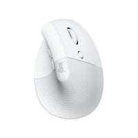 Logitech - Lift pour Mac Souris Ergonomique Verticale sans Fil - Bluetooth - Blanc-Conçue pour Mac, fabriquée pour votre confort : Lift pour Mac est une souris verticale sans fil ergonomique conçue pour être confortable toute la journée - idéale pour les mains petites à moyennes