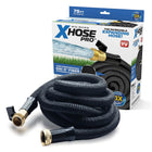 Big Boss - Tuyau d’arrosage extensible XHose Pro - Robuste et flexible - 75 pi-5e Génération Pro Xhose - Xhose a introduit le Xhose original sur le marché en 2013 et cette version représente le Xhose le plus avancé à ce jour. Avec une fibre DAC-5 améliorée, une construction de gaine renforcée, des raccords en laiton et une buse marche/arrêt, le Xhose PRO est plus solide que jamais et conçu pour des années d’utilisation