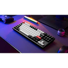 Keychron - Q3 HE Interrupteur interchangeable RGB rétroéclairé version bouton - Interrupteur Nebula - Noir-Connectivité trois modes (2,4 GHz, Bluetooth et filaire) pour des configurations polyvalentes