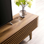Modway - Render 71 po Meuble TV, Noyer-Construction durable en panneaux de particules