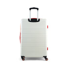 Reebok - Valise à roulettes pivotantes à coque rigide 30 po Double Dribble - Orange-Doublure signature à l’intérieur avec panneau de séparation, poches pratiques et sangles de maintien pour garder le contenu organisé et en place