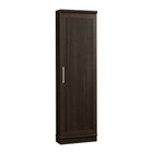 Sauder - Meuble d'angle HomePlus - Chêne Dakota-Gain de place: Configuration peu encombrante conçue pour s'intégrer dans un coin. La porte réversible s'ouvre à gauche ou à droite pour une solution de rangement adaptable