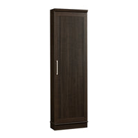 Sauder - Meuble d'angle HomePlus - Chêne Dakota-Gain de place: Configuration peu encombrante conçue pour s'intégrer dans un coin. La porte réversible s'ouvre à gauche ou à droite pour une solution de rangement adaptable