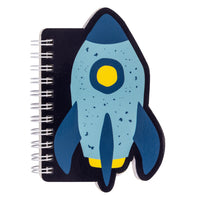 Pep Rally - Mini cahier de notes découpé - 3,15 l x 4,72 po H - Voyage cosmique - Bilingue-80 pages lignées