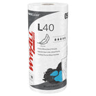 WypAll - Lingettes extra absorbantes Power Clean L40 - lingettes à usage limité - blanches - paquet de 24-Blancs, petit rouleau, chiffons à usage limité
