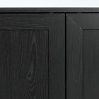 South Shore - Essence - Armoire de rangement avec 2 portes - Chêne noir-Entretien: Nettoyer avec un linge sec