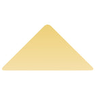 JAM Paper - Rouleaux d'étiquettes standard - triangle - 1 1/4 x 2 1/2 - feuille métallique dorée - 125 étiquettes/rouleau-Taille : Triangle (1 1/4 x 2 1/2 pouces) | Les étiquettes imprimables sont faciles à créer et à personnaliser.