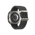 Samsung - Montre intelligente Galaxy Watch Ultra - 47 mm - LTE - Argent titane/Gris foncé-Prêt à braver l’océan. Les aventures maritimes vous appellent — des grosses vagues de l’océan Pacifique à l’exploration des récifs coralliens de la mer des Caraïbes. Répondez à l’appel avec une montre parée pour l’eau.