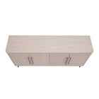 Manhattan Comfort - Jodie 64,6 po Buffet Moderne d’Inspiration Mid-Century - Chêne Blanchi-Assemblage à domicile requis Tout le matériel inclus