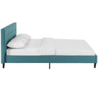 Modway - Linnea Tissu Lit Queen, Sarcelle-Tête de lit en polyester touffé