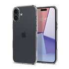 Spigen - Crystal Flex pour iPhone 16 - Cristal Clair-Présentez le nouvel iPhone avec une clarté et un style durables
