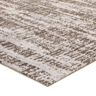 Modway - Darja Moderne rustique vieilli Tapis de 5 pi l x 8 pi L - Beige clair et foncé-Dessous du tissu de jute adhéré