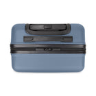 Swiss Mobility - Valise de cabine rigide 21.50po de la collection YVR - Blue-Système d'extension à fermeture éclair pour 20 % d'espace de rangement supplémentaire
