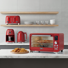 Salton - four grille pain numérique avec friture à air NuRetro - cerise cosmique-Fonction de préchauffage automatique — la minuterie démarre au moment où le four atteint la bonne température, assurant une cuisson précise.
