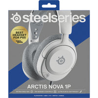 SteelSeries - Arctis Nova 1P - Casque de jeu pour PlayStation 5 - Blanc-Le système Nova Acoustic comprend des pilotes haute fidélité conçus sur mesure pour une qualité audio supérieure