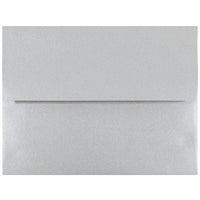JAM Paper Enveloppes d'invitation métalliques A2 - 4,375 x 5,75 po - Stardream Silver - paquet de 25-Couleur: Argent rêve étoilé