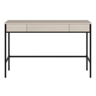 Hudson&Canal - Bureau Evans 48" - Aulne blanc-Comprend trois tiroirs à ouverture par pression