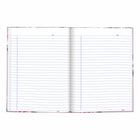 Blueline - Livre de notes A9 Collection Fashion - 9-1/4 po x 7-1/4 po - Lavande Florale-Surface d'écriture stable et plane lorsqu'il est ouvert