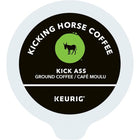 Kicking Horse Coffee - Dosettes de café K-Cup, torréfaction foncée Kick Ass - paquet de 24-Aromes : Fumée, Vanille Sucrée Et Chocolat Noir.