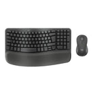 Logitech - MK670 Combo, clavier Wave Keys ergonomique sans fil avec souris sans fil - Graphite - Français-Découvrez l’ensemble confort: augmentez votre confort avec le clavier sans fil ergonomique Wave Keys et la souris sans fil Signature M550 L, parfaitement adaptée aux mains de taille moyenne ou grande